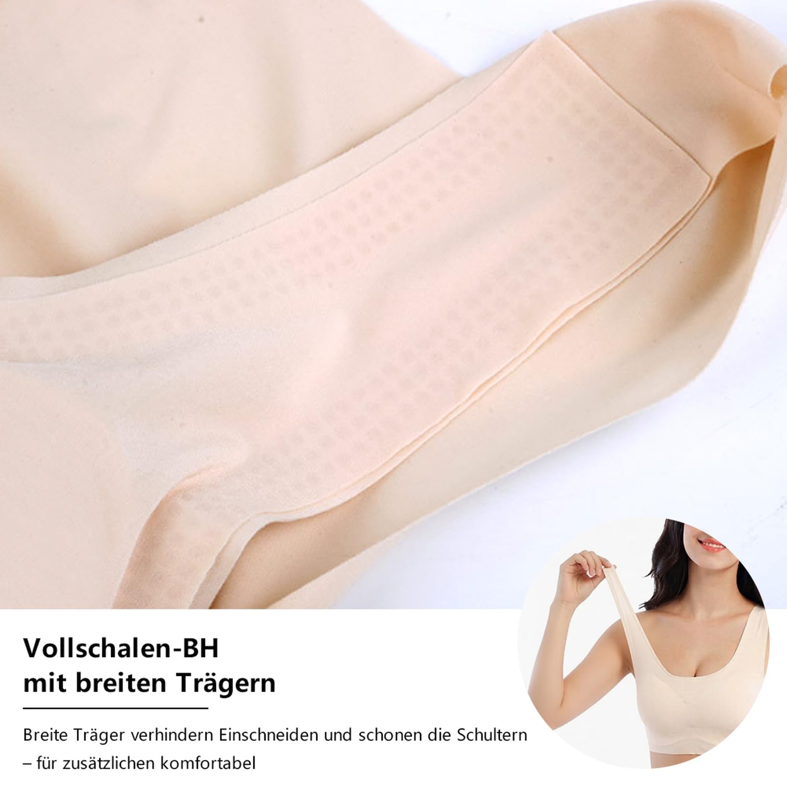 Brassiere Sport Femme sans Armature Brassière sans Couture