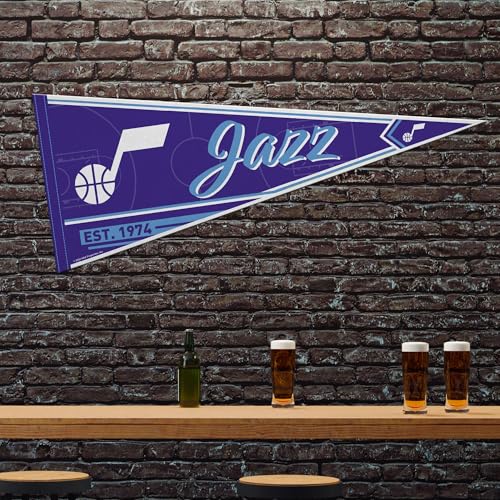 Image of Rico Industries NBA Basketball 12 inch x 30 inch Felt Wall Decor Pennant - Great for Home /Bed Room /Man Cave Decor