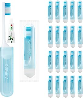 Reisezahnbürste klappbar, 20 Stück Set
