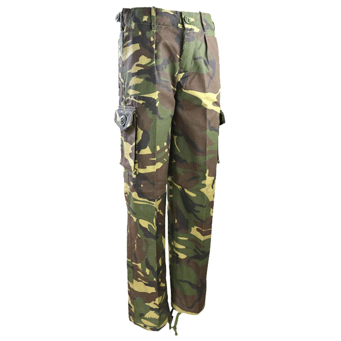Kombat Uk Boys Dpm / Woodland Kids Combat Trousers Military Soldiers British Army Trousers Btp Camo (Age 12-13 Yrs)
