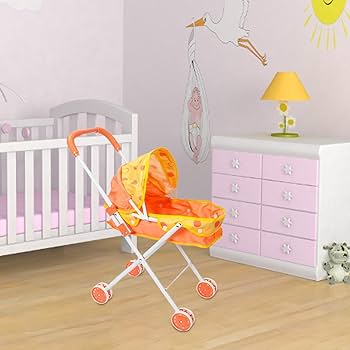 Amazon.co.jp: リアルな人形ベビーカー, 調節可能な 2-in-1