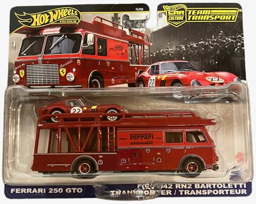 Hot Wheels Premium - Ferrari 250 GTO & Fiat 642 RN2 Bartoletti