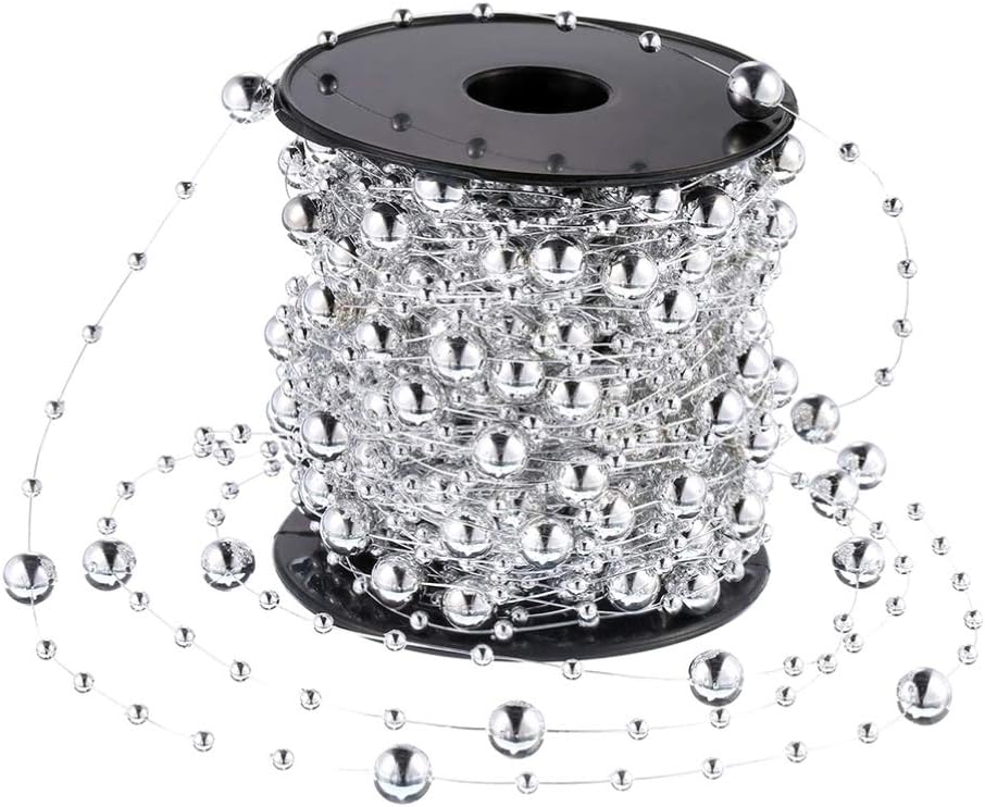 BESPORTBLE 20m Weihnachtsbaum Kette Perlen Perlengirlande Perlenkette