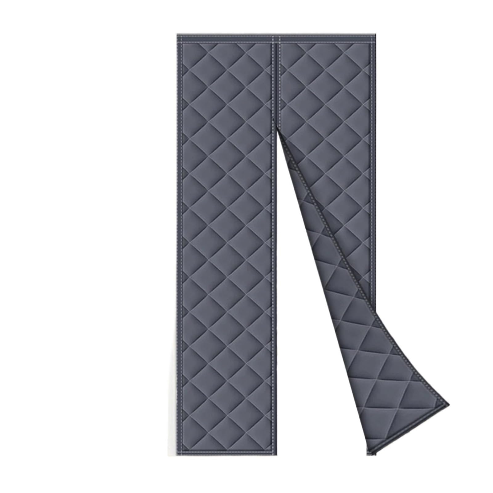 LuoAXINN Thermal Door Curtain Autumn and Winter Self Absorbing Cotton Home Thickened Door Curtains Thermal Insulation Partition(GREY,80x210cm)
