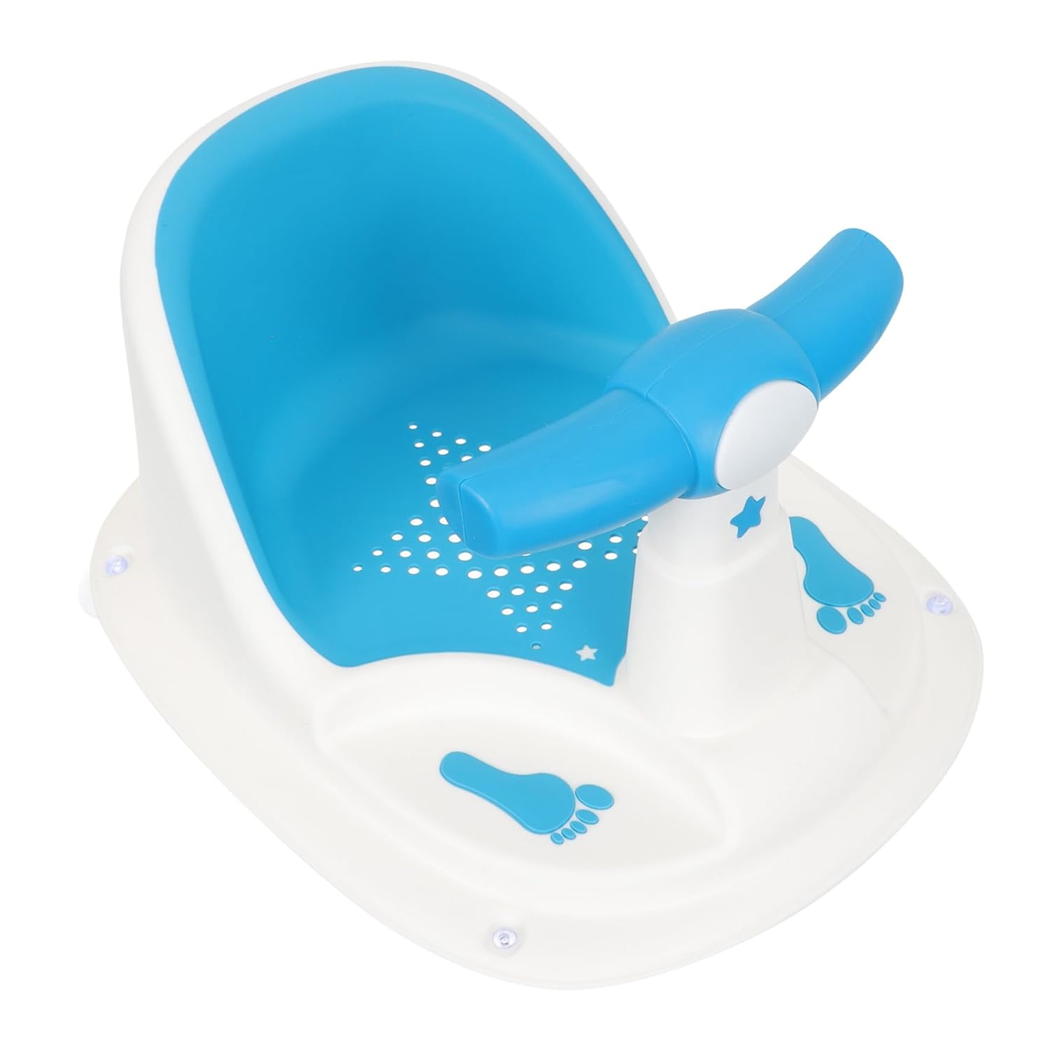 Bath Seat with Backrest and Suction Cups Non-Slip Bathtub Chair for Safe Showering Supportive Tub Seat for Boys and Gift for Shower and Birthday
