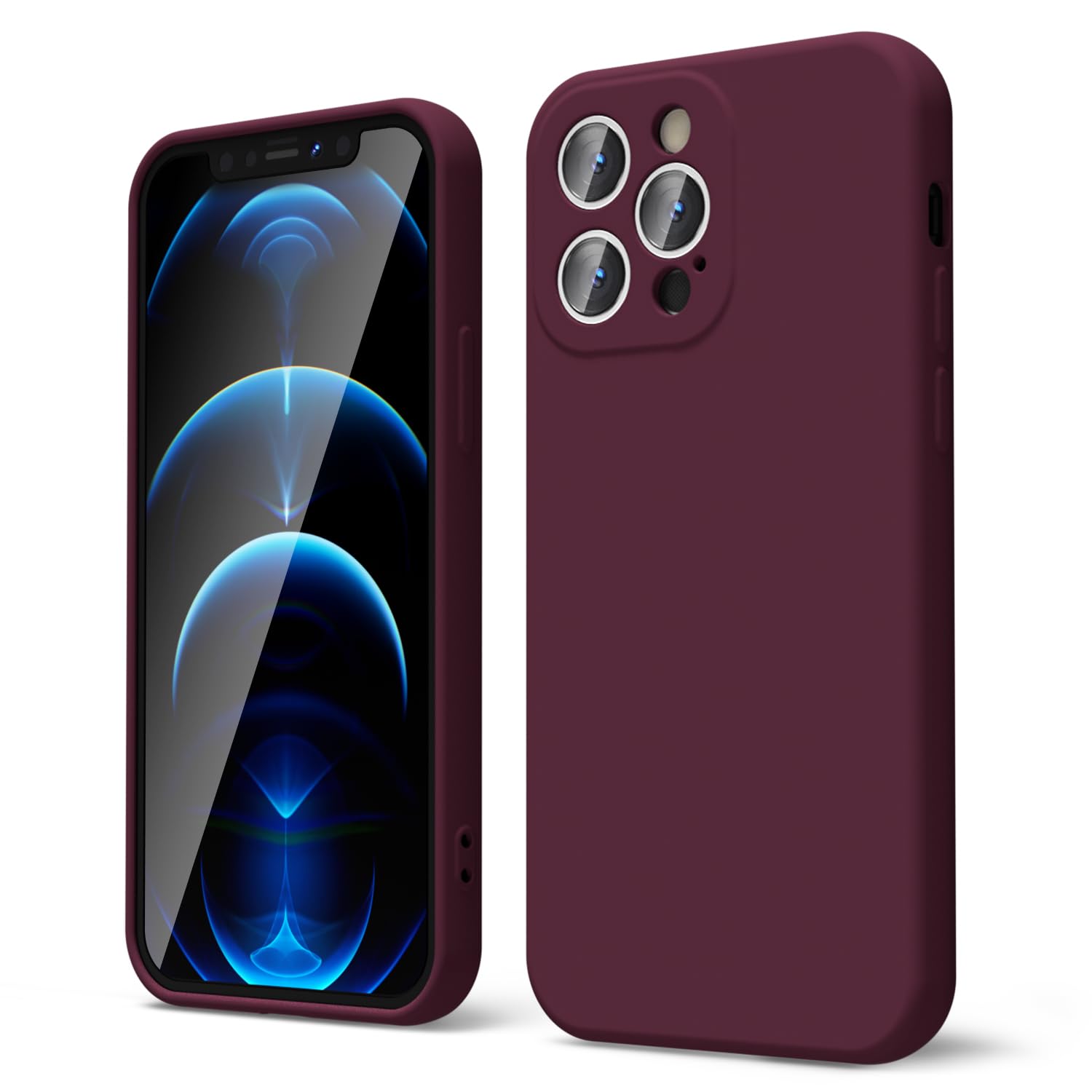oakxco for iPhone 16 Pro Max Case Liquid Silicone, Soft Rubber Gel Elegant Aesthetic Basic Simple Cover, Cute Thin Slim TPU Matte Solid Color Plain Smooth Case for Women Girl, Light Pink — view 1662