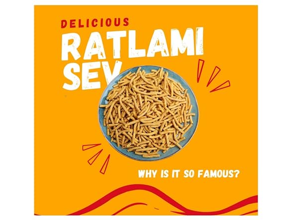 Authentic Bikaner Wali Ratlami Namken Chatpata Sev Bhujia/Laung Sev Namkeen/Ratlami Sev/Ratlami Bhujia Sev/Lavng Sev Bhujiya Namkeen/Ratlami Namkeen/Made In Groundnut Oil-150g*2Pack
