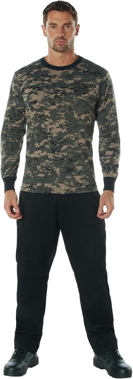 Rothco Men's Long Sleeve Color Camo T-Shirt
