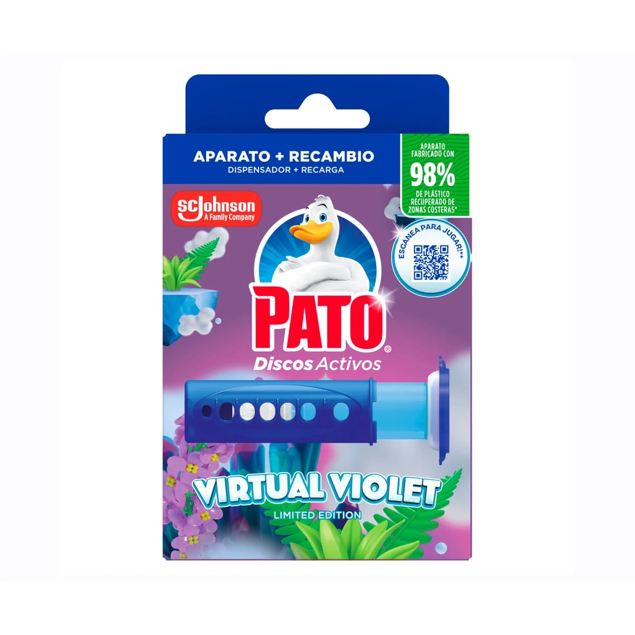 Lot de 6 vitres WC Virtual Clean 36 ml