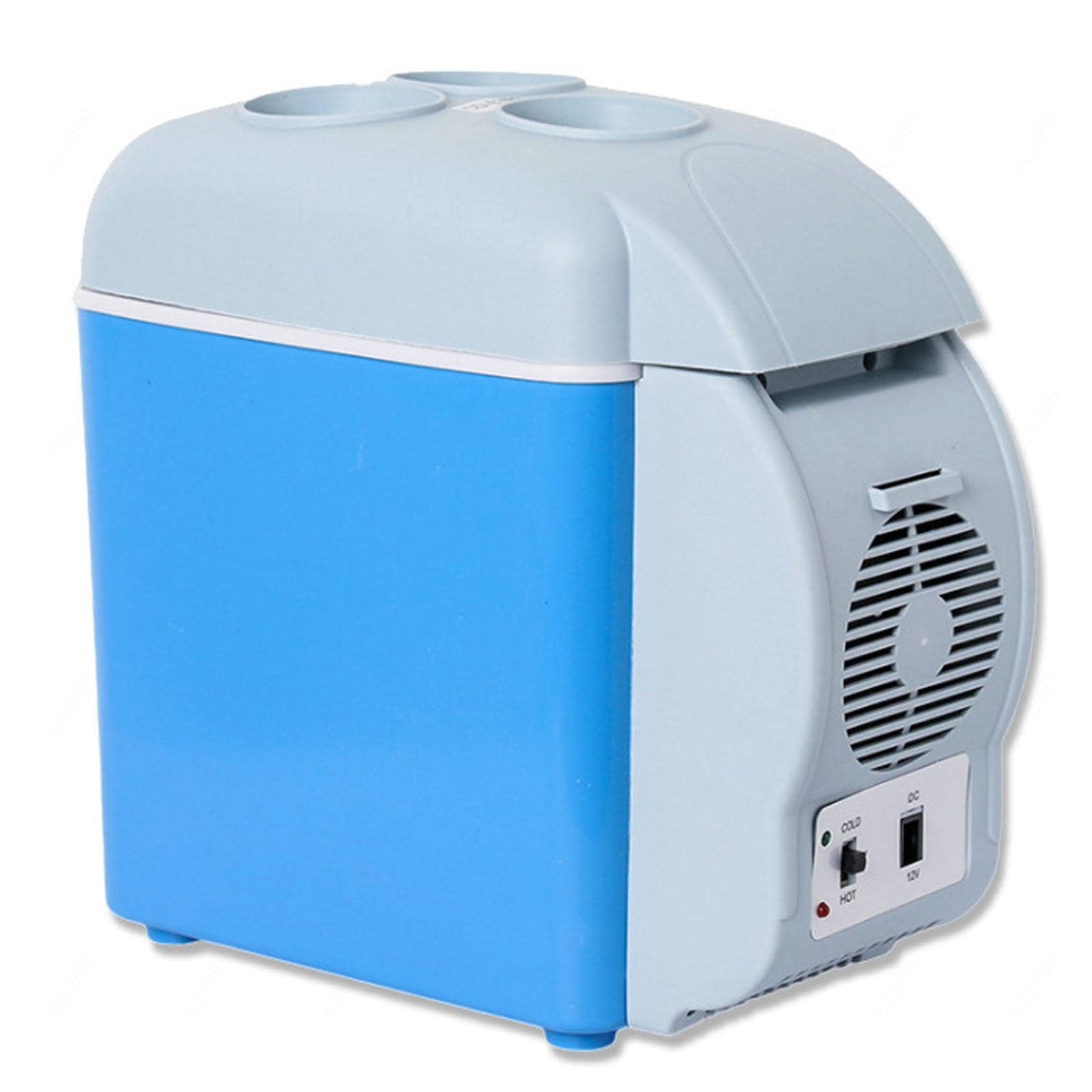 NIBHZ Refrigerador Portátil para Automóvil, Refrigerador y Congelador Portátil, Mini Refrigerador con Congelador para Automóvil de 7,5 litros