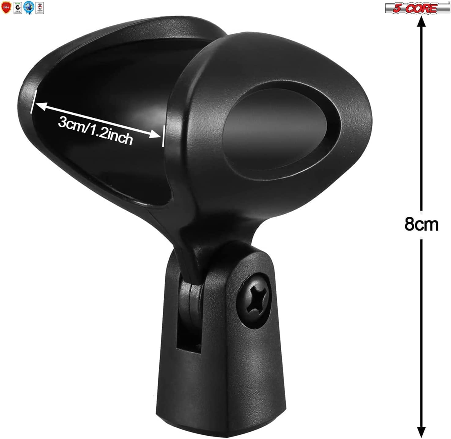 Clip De Microphone Réglable Avec Adaptateur 5/8" à 3/8" - Support Pour Micro Portable, Diamètre 32-60 Mm