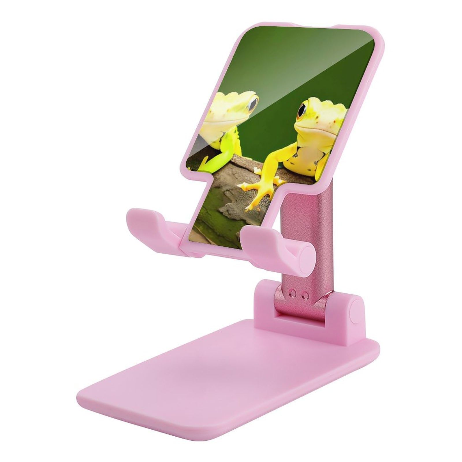Support de téléphone pliable multi-angle avec double gecko antidérapant pour bureau - 7