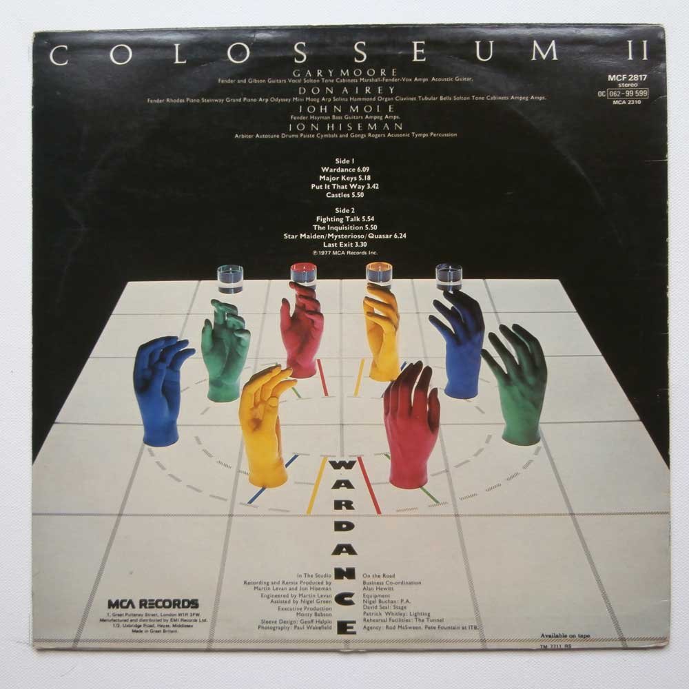 WARDANCE LP (VINYL) UK MCA 1977
