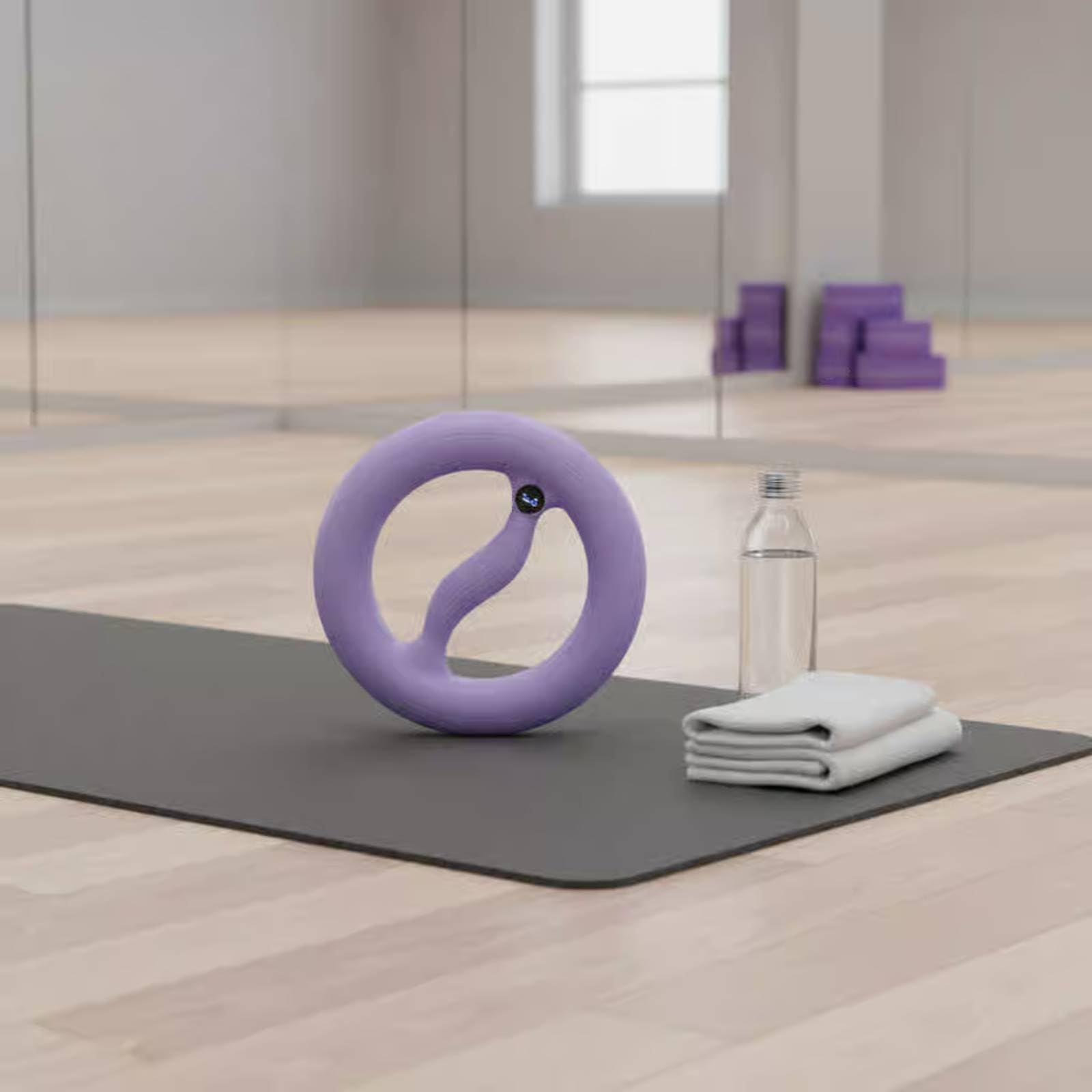Milageto Anneau Musculation s Bras Comptage Intelligent Anneau Résistance Prise Confortable Sport à Domicile