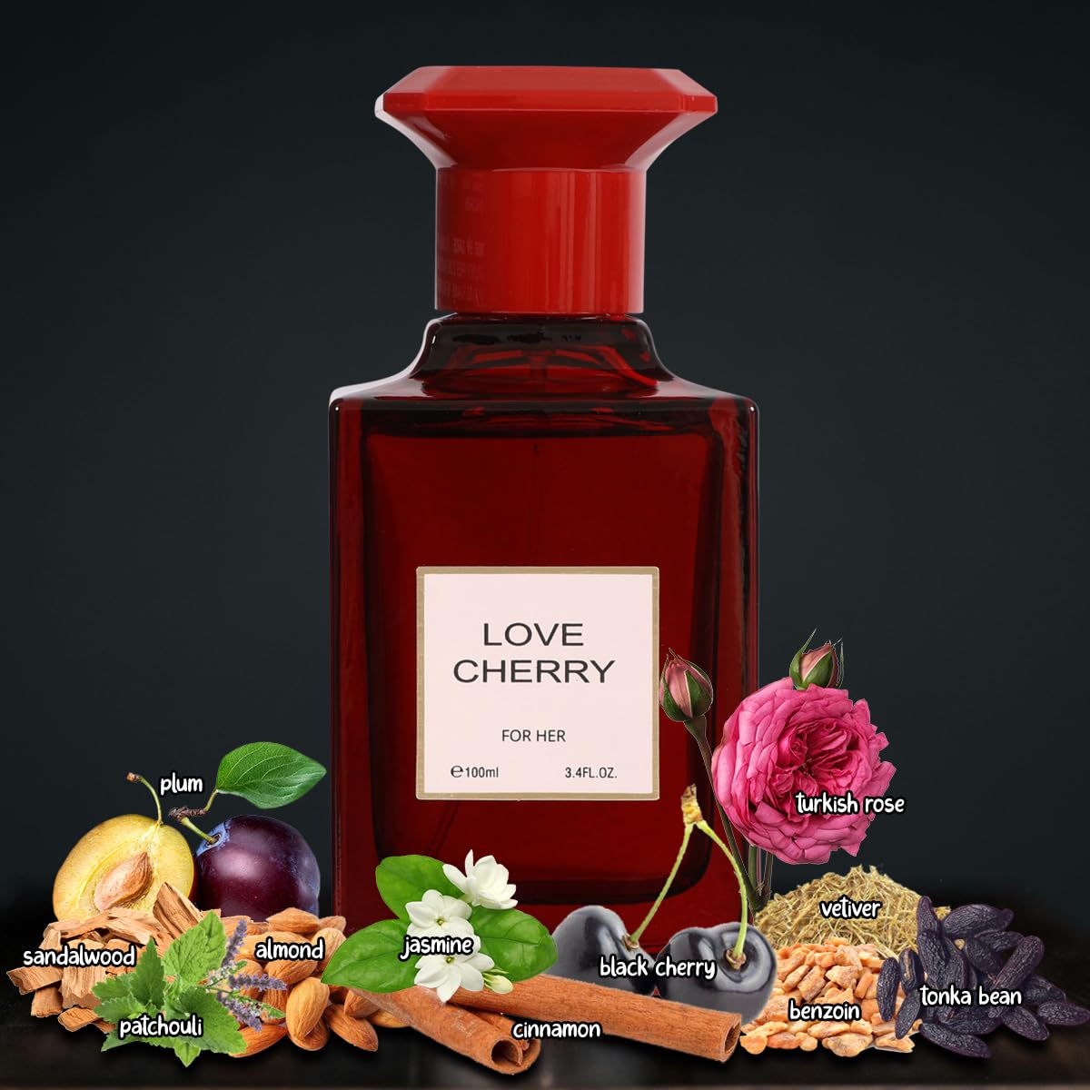 Amazon.com : Love Cherry Spray Perfume Women's Eau De Parfum