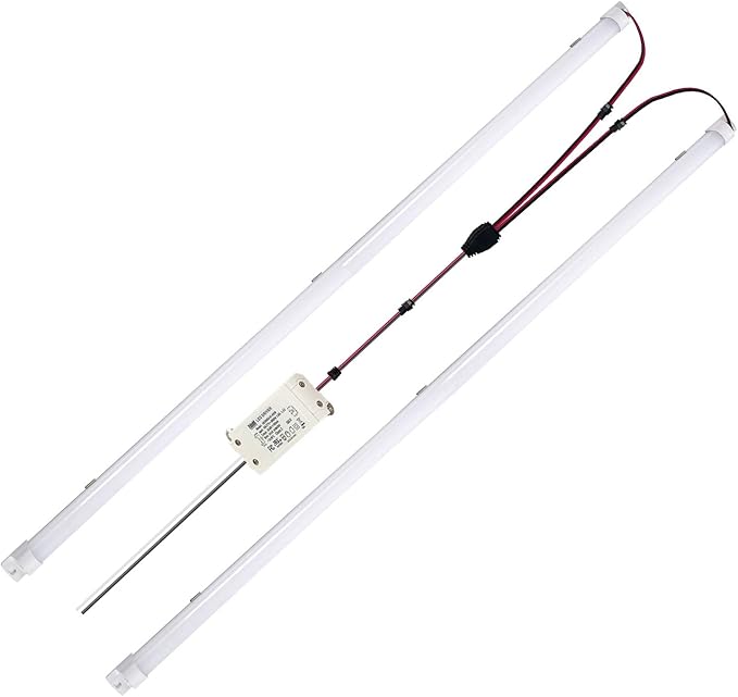 jimwhen LED Retrofit Kit 2x4 FT,36W Troffer Retrofit Kit,4000K