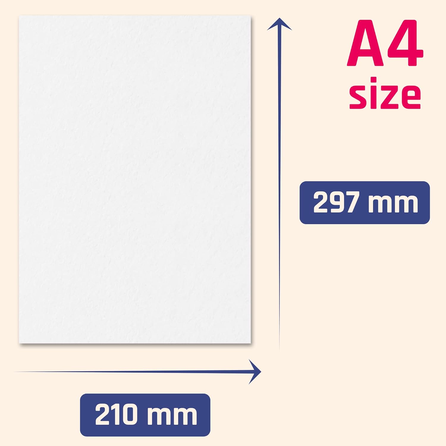White, A4 300gsm Art Paper Thick Cardstock, 50 Sheets 3 61rets6P6BL. AC SL1500