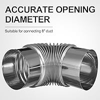 Vista 4 de Uonlytech Estufa de leña, escape de chimenea, estufa de leña, kit de estufa de pellets de codo, estufa de 3 pulgadas, estufa de codo de chimenea