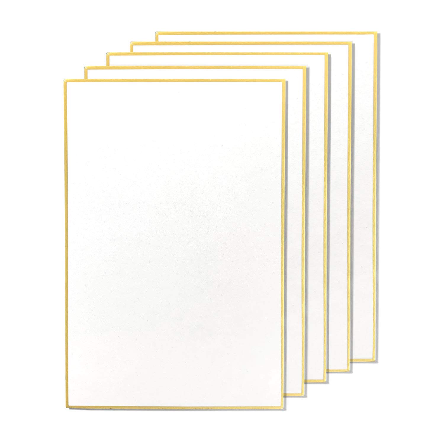 Amazon | 長門屋商店 シ-845 色紙 【はがき判】奉書 5枚パック