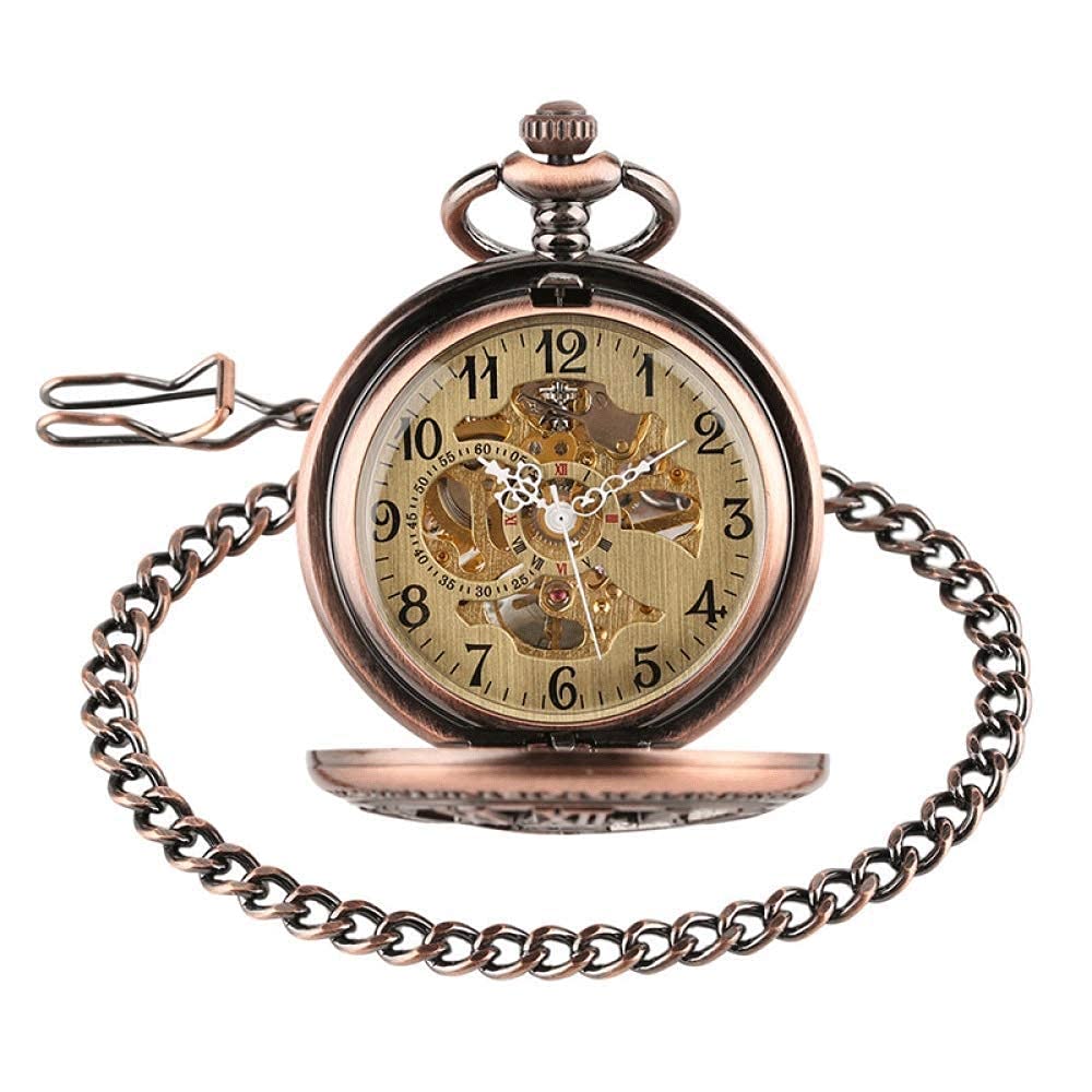 Steampunk Roman mechaniczny zegarek kieszonkowy, jak Boże Narodzenie