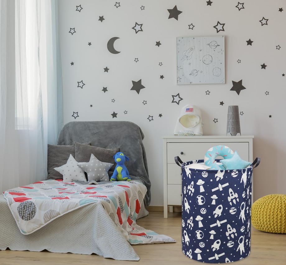 Snapklik.com : HIYAGON Space Kids Laundry Basket Kids Laundry Hamper ...