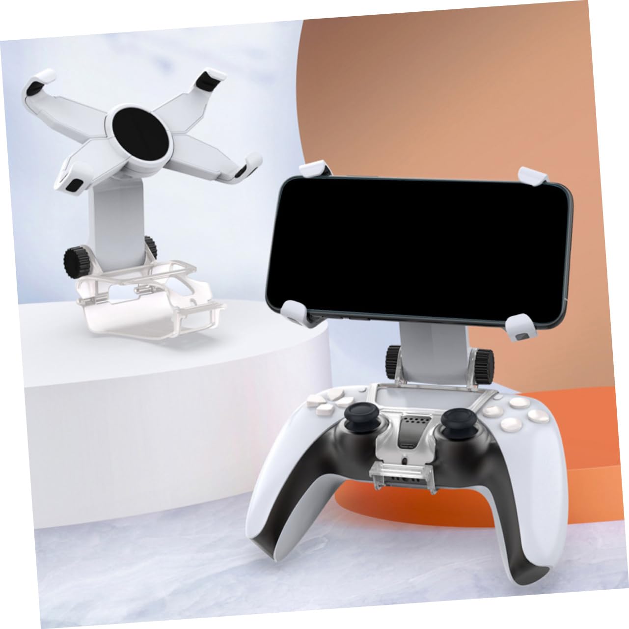 OSALADI 2pezzi Supporto Per Gamepad Wireless e Smartphone Supporto Ergonomico Per Giocare Con Comfort Compatibile Altri Dispositivi