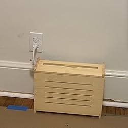 Amazon.com: BEARUT Wooden Router Shelf Wall Mount WiFi Router Storage ...