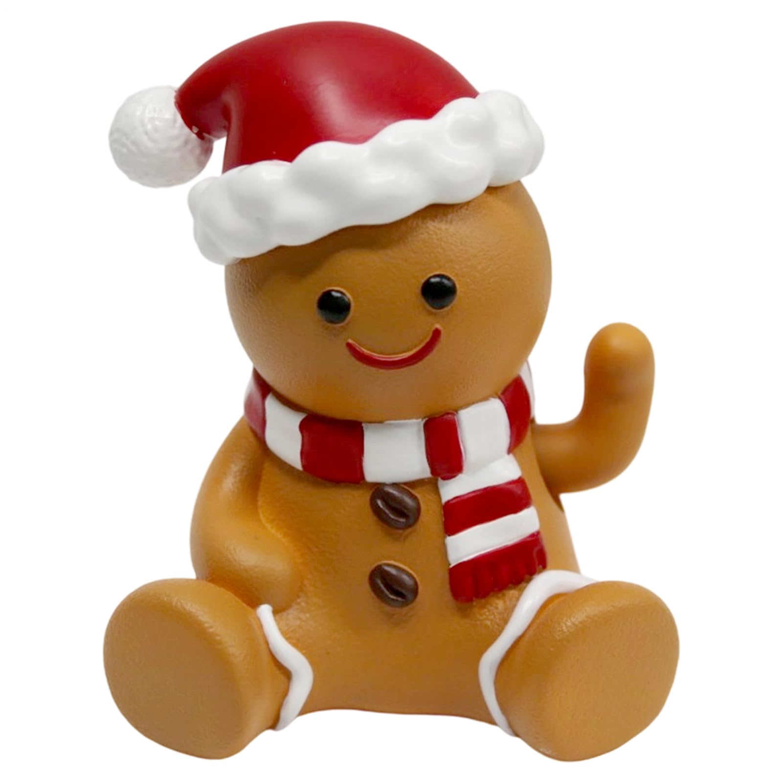 Figurine de Noël d'intérieur bonhomme de neige interactif avec bras mobile pour maison