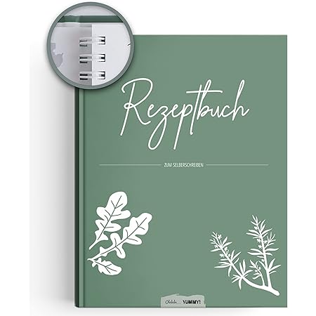 BIROYAL Rezeptbuch Zum Selbstgestalten - Kochbuch Für 100 Lieblingsrezepte