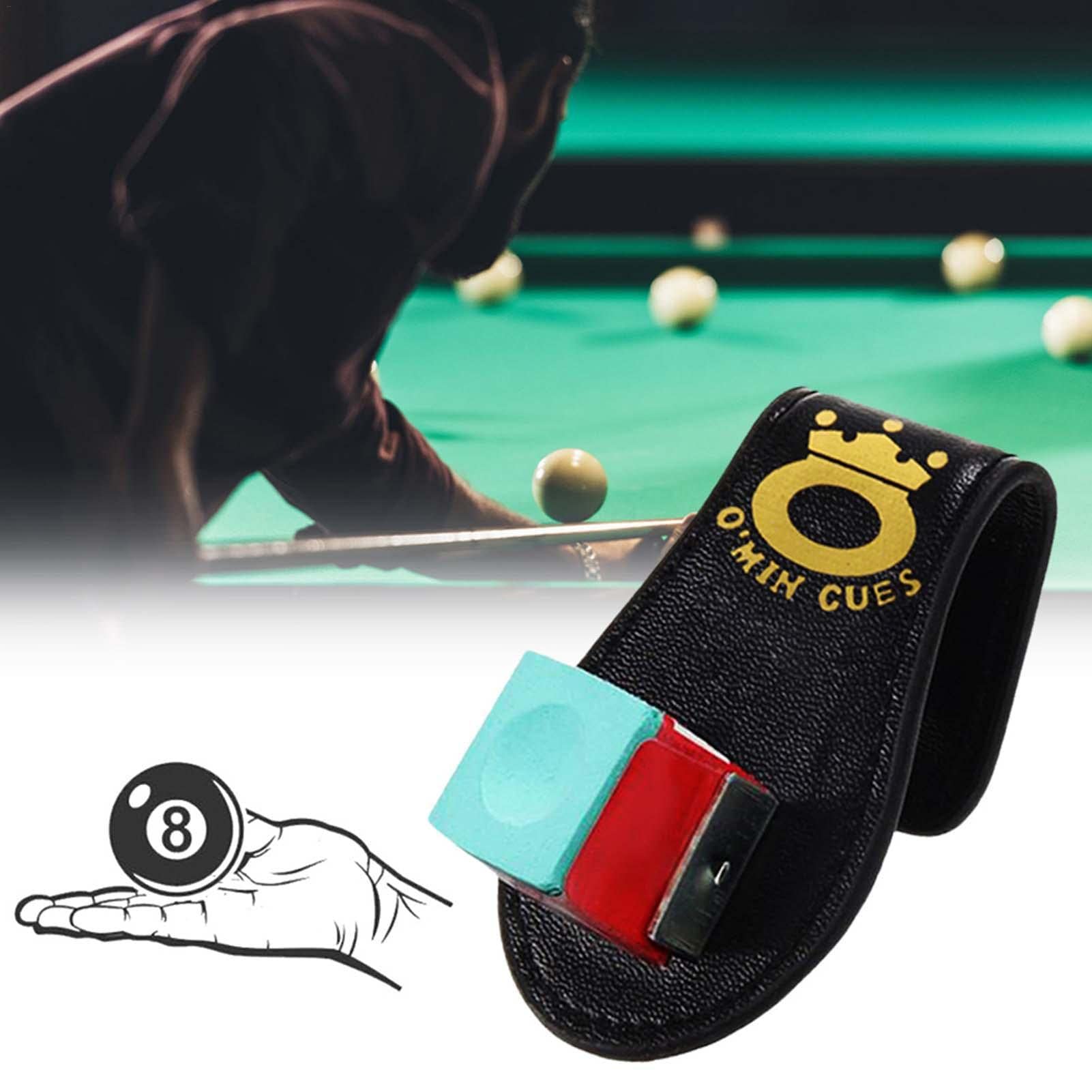 Sac à Craie Magnétique Pour Billard – Avec Crochet Ceinture, En PU, Taille 7.5×4.5 Cm, Pour Queue