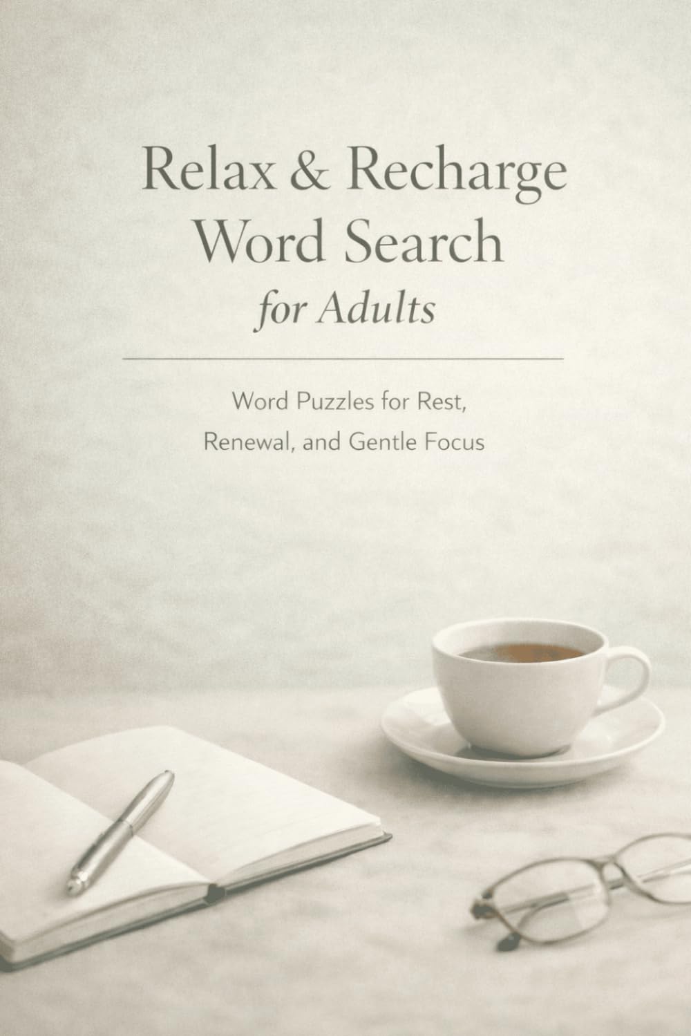 Relax & Recharge Word Search for Adults: Word Puzzles for Rest, Renewal, and Gentle Focus