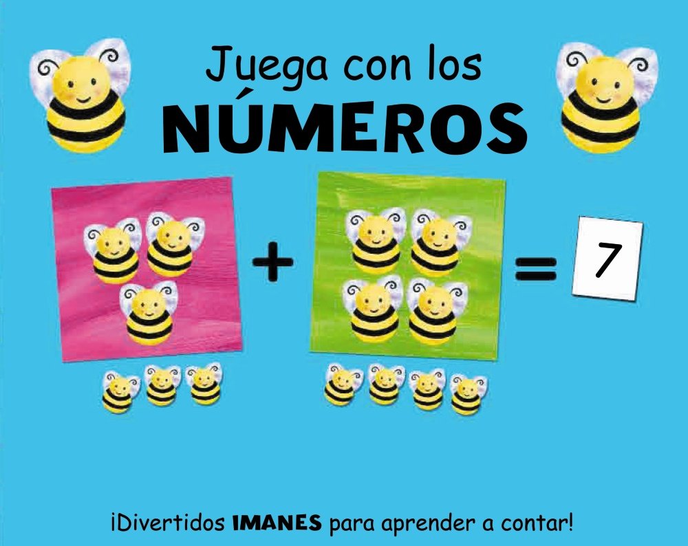 Juega con los números (Castellano - A Partir De 3 Años - Manipulativos (Libros Para Tocar, Jugar Y Pintar), Pop-Ups - Libros Con Imanes)