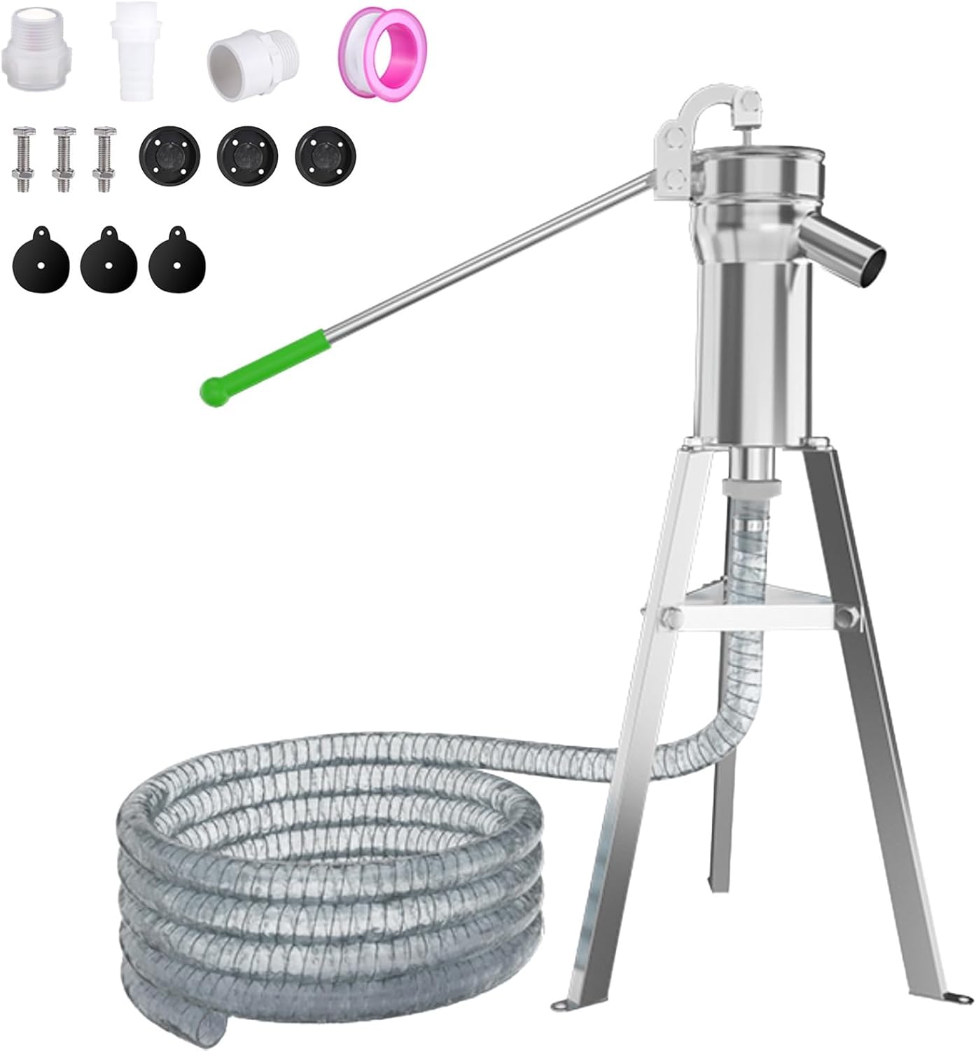 レザイン ハンドポンプ 携帯ポンプ ヒラメ ポンプヘッド 中古 レザイン