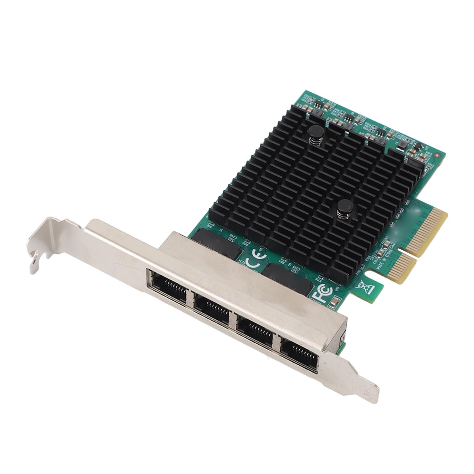 Scheda Ethernet PCIe, Scheda di Rete PCIe Scheda di Rete Gigabit PCIe Professional 8125B Cavo in Rame 4 Porte 2.5G Adattatore Ethernet PCI Express per PC Desktop