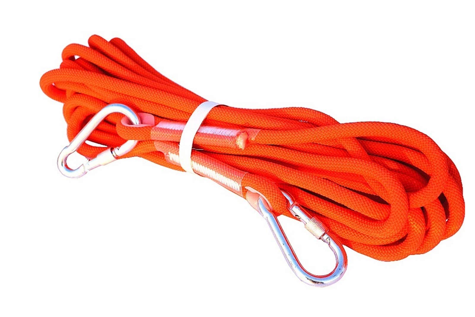 Syntetyczna lina wyciągarki, Orange 12mm * 10m Lina wspinaczkowa, Outdoor Safety Rescue Escape Liny do pojazdów terenowych 4WD ATV UTV