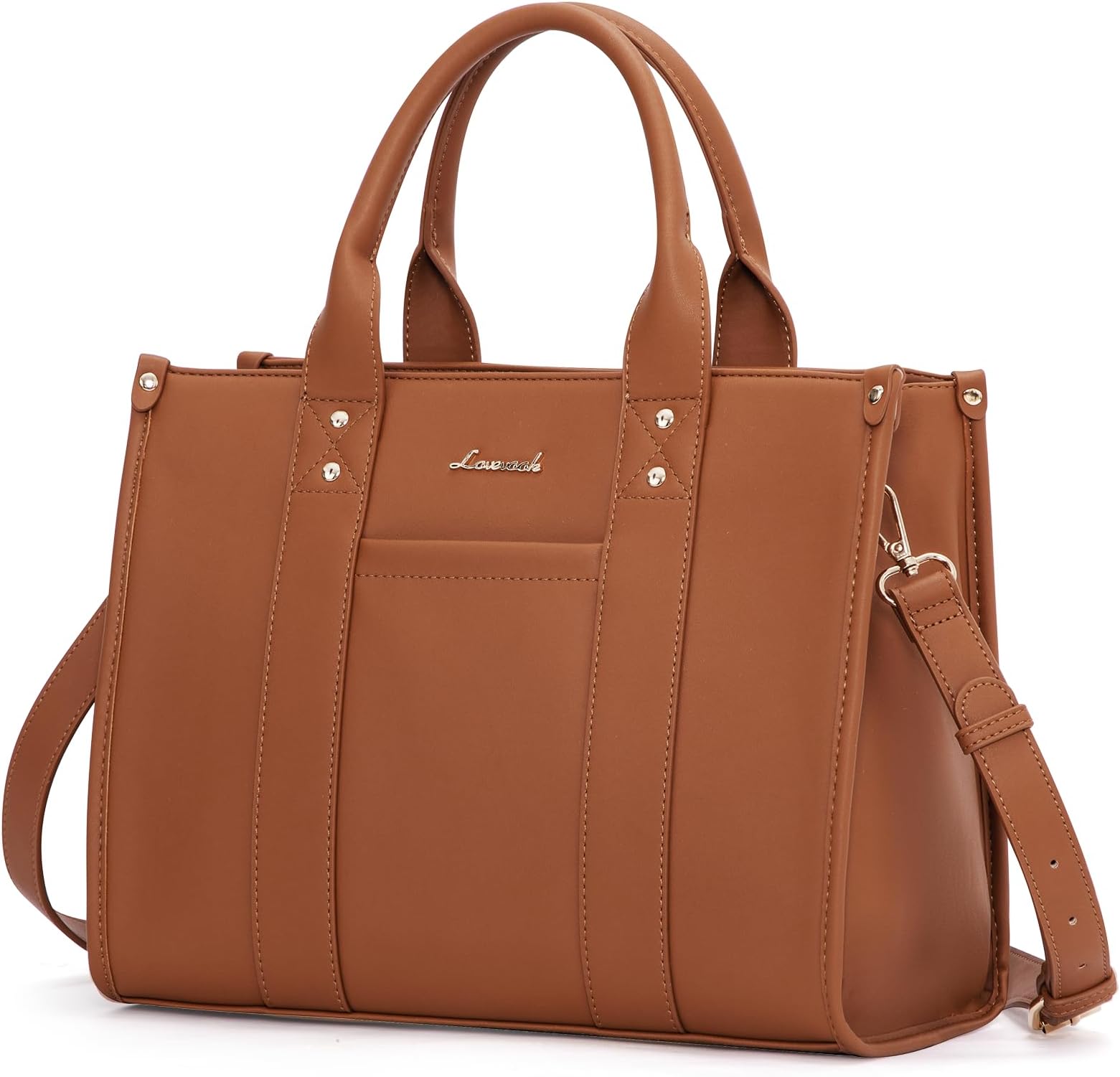 LOVEVOOK Purse for Women Leather Tote Bag Purse and Handbags, Satchel Shoulder Crossbody Top Handle Bags with Zipper