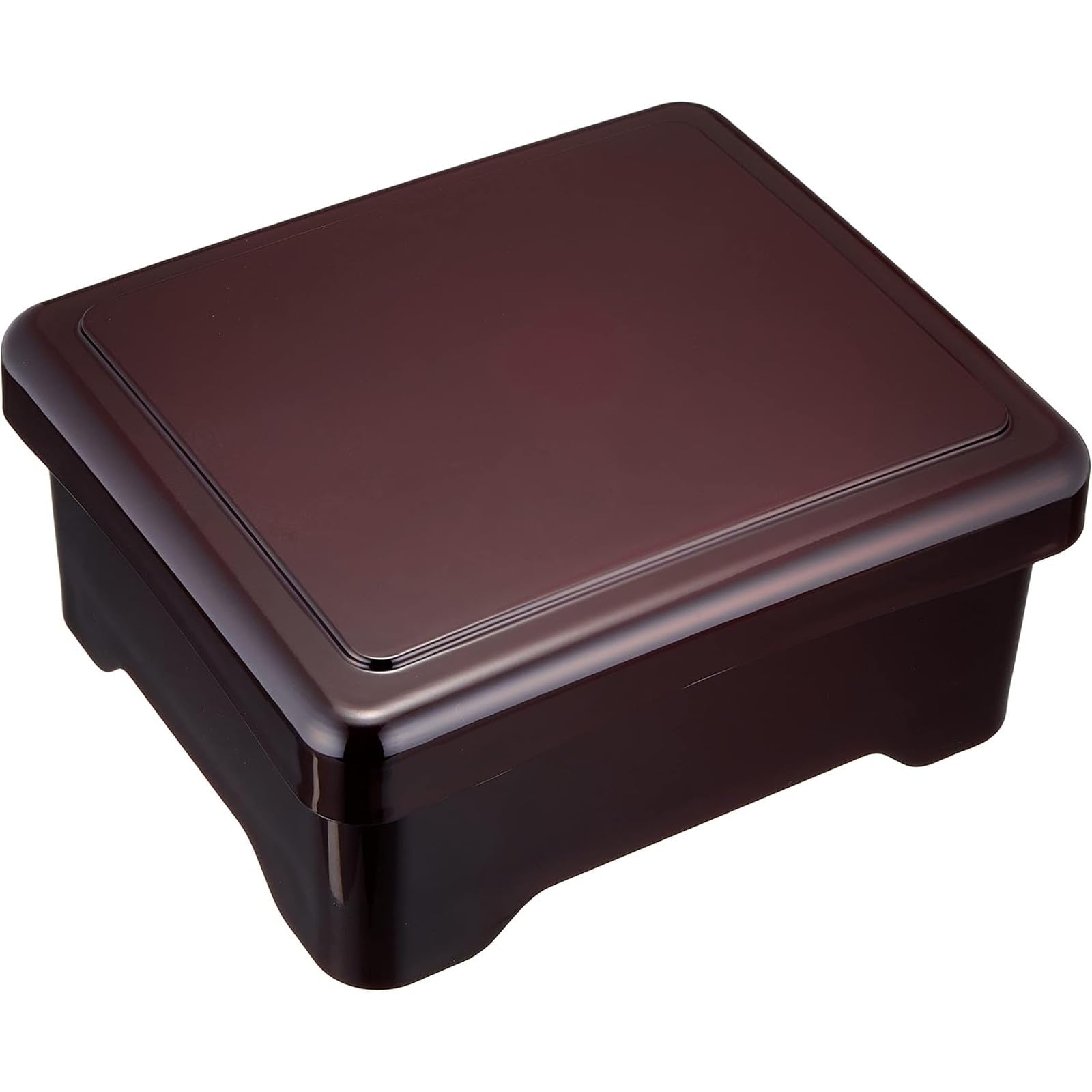 Yamanaka Lacquerware Unaju Box Dishwasher Safe 6.7x5.5in Made in Japan Brown