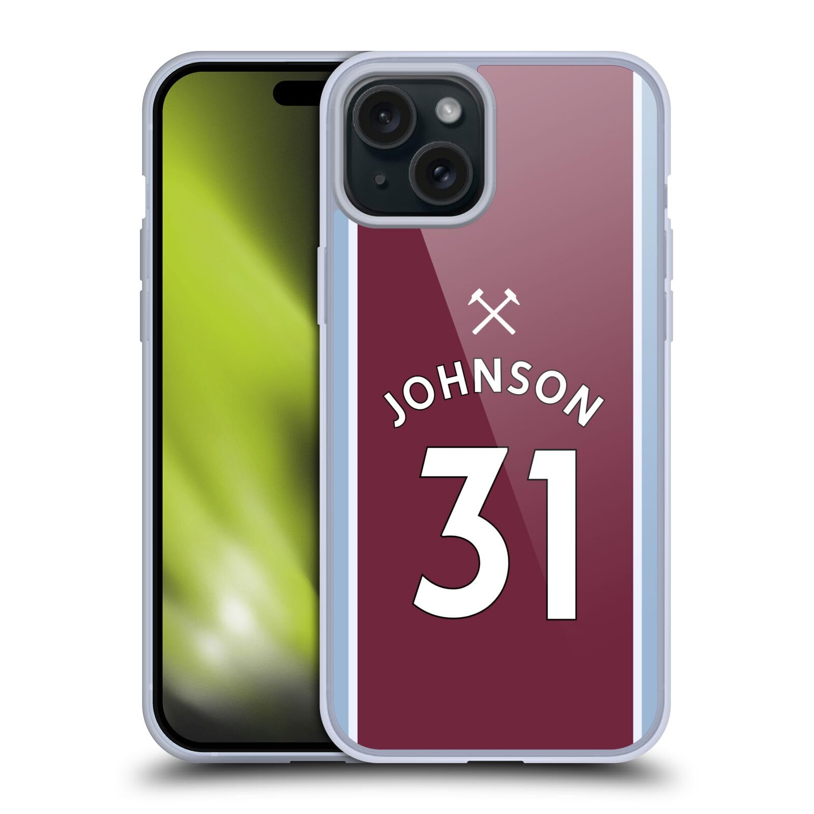 Carcasa iPhone 15 Plus West Ham ideal para el día del partido 7