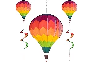 2Pack Hot Air Balloon Wind Spinner Garden Windmills and Spinners Decorations