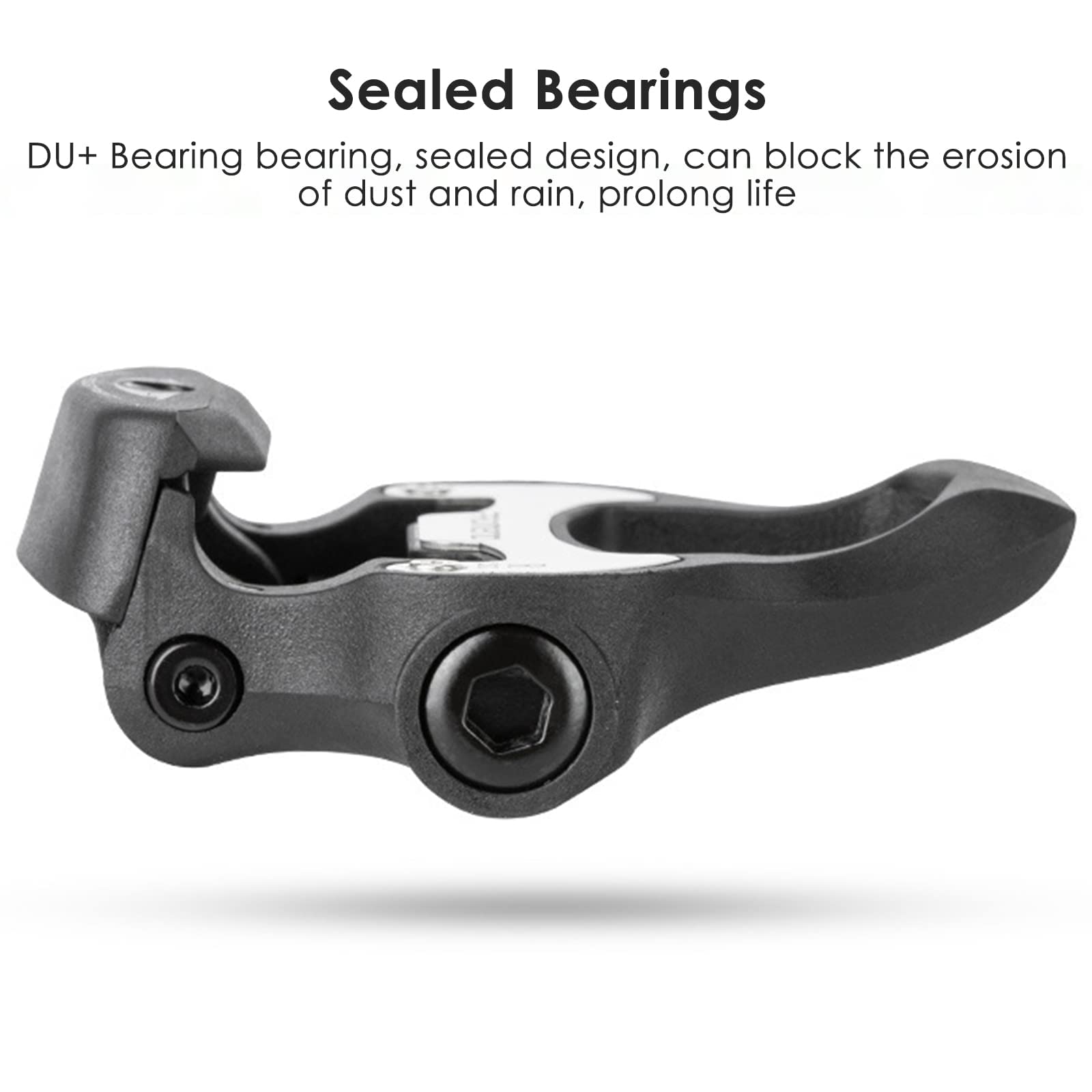 Towwoo Pédales de Vélo SPD, 9/16" Pédales Automatiques de Vélo avec Cales de Pédale, Pédales de Vélo de Route Compatibles avec Pédales Shimano SPD pour VTT, Vélo de Spin Randonnée Cyclisme
