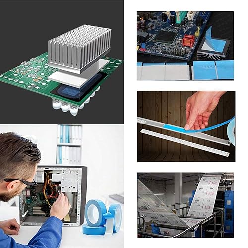 Miniatura 2 de LLPT Cinta térmica de doble cara de 1.2 pulgadas x 108 pies, adhesivo fuerte para componentes electrónicos, tiras LED, disipadores de calor (TC128)