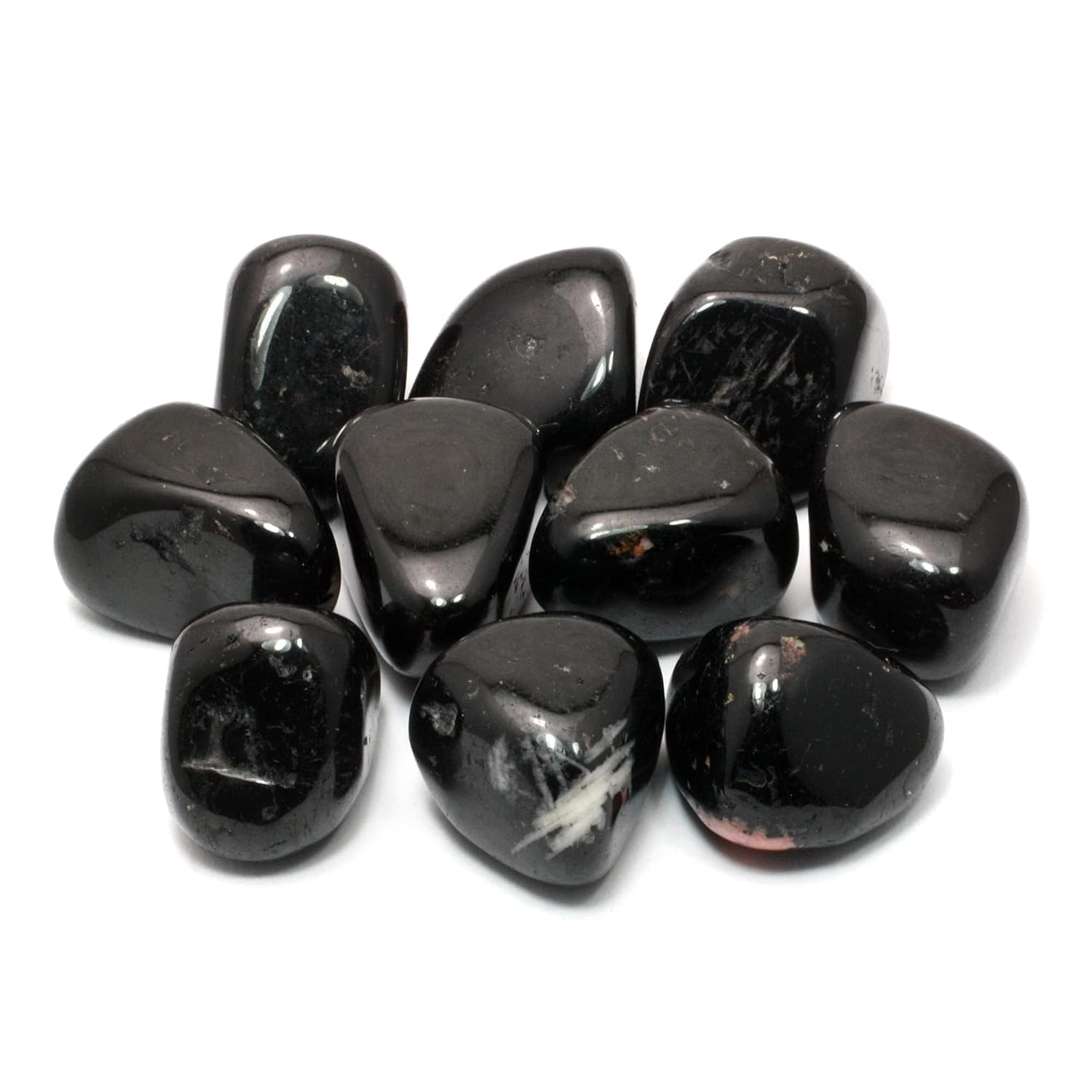 TREE MAISON CORONATING HOMES Black Tourmaline Tumble Stone | 50 gm Tumbled Gemstones | Reiki Healing Stones | Home Decor Pebbles | Aquarium Gravel | Garden & Table Decor-image-48