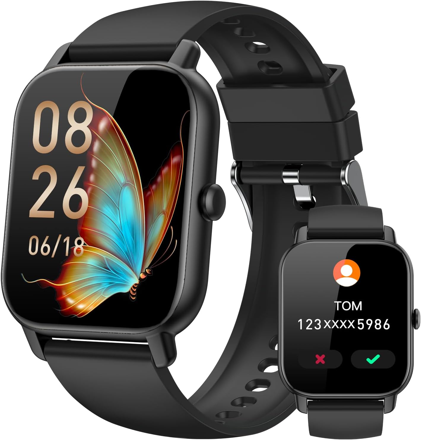 Smart Watches for Men Women(Answer/Make Call), 1.85...