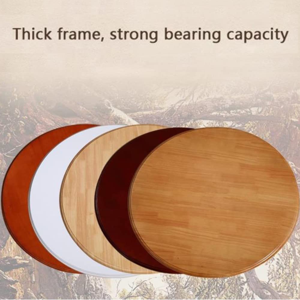 Duży drewniany gramofon Lazy Susan, 61 cm, 81 cm, 91 cm, obrotowa taca do serwowania w kuchni i na blacie, okrągła obrotowa deska do serwowania