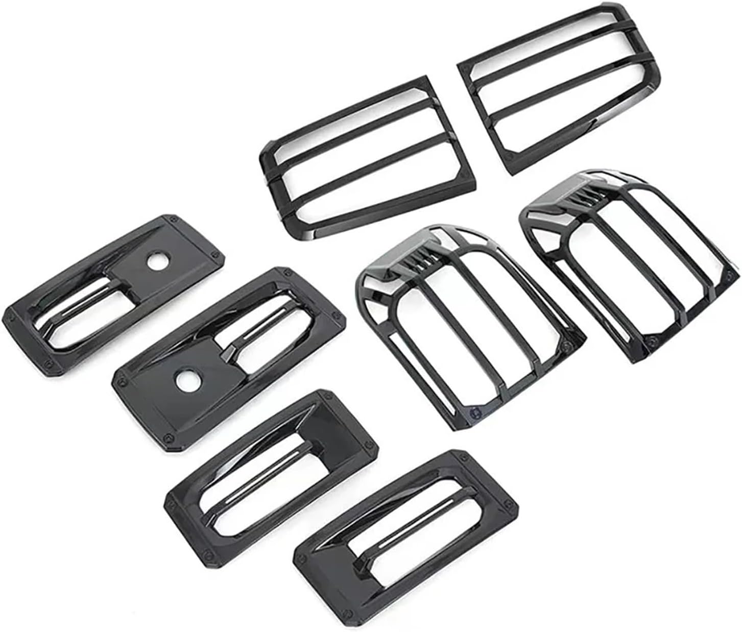 Compatible with Chery Jetour Traveler T1 Front And Rear Fog Light Frame Decorative Strips Headlight And Taillight Protective Covers Modified(A3)
