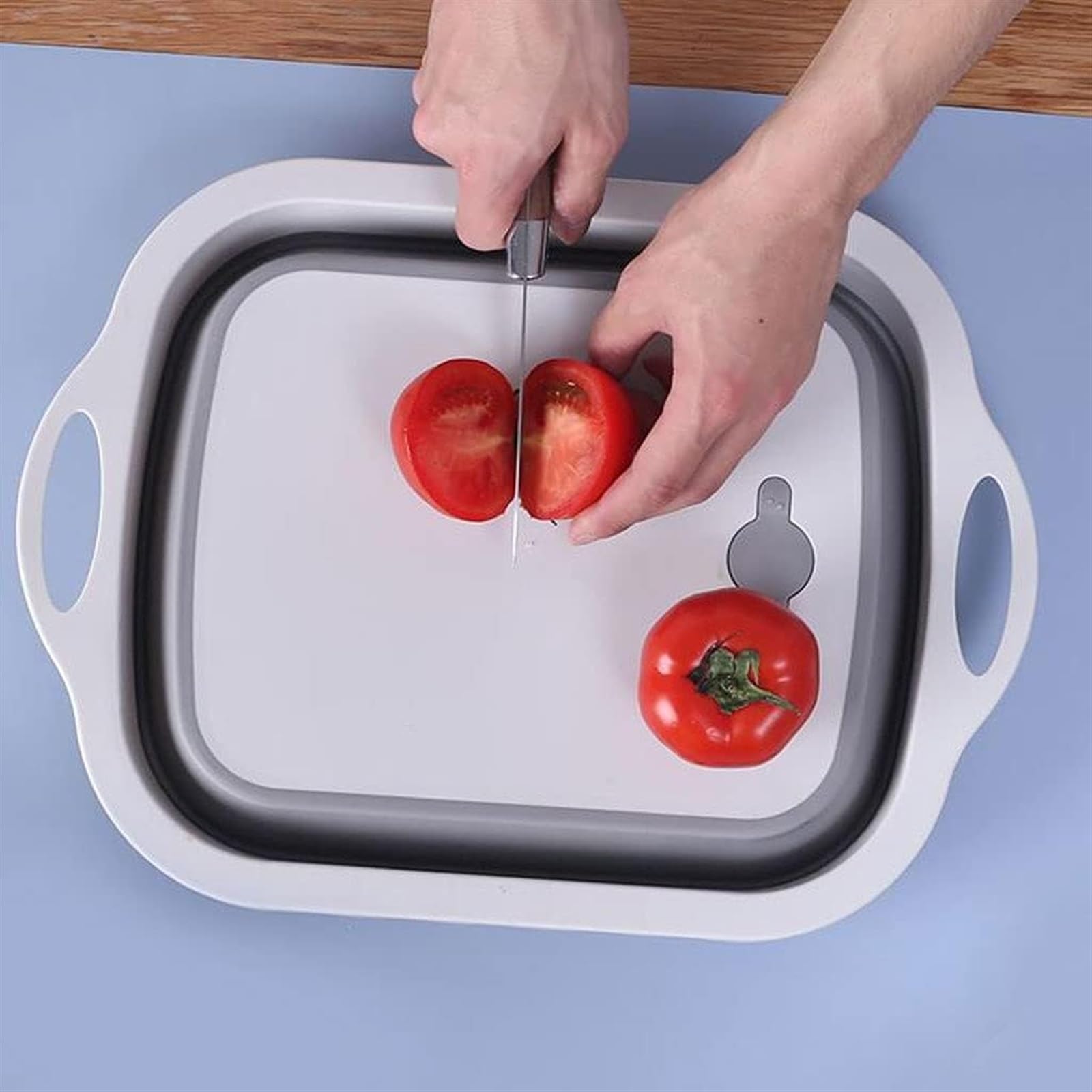Tabla de Cortar Cocina Tabla De Cortar Plegable De Plástico Para Cocina, Plegable, Para Frutas, Picnic, Campin para Cortar Pan, Carne o Verduras(A)