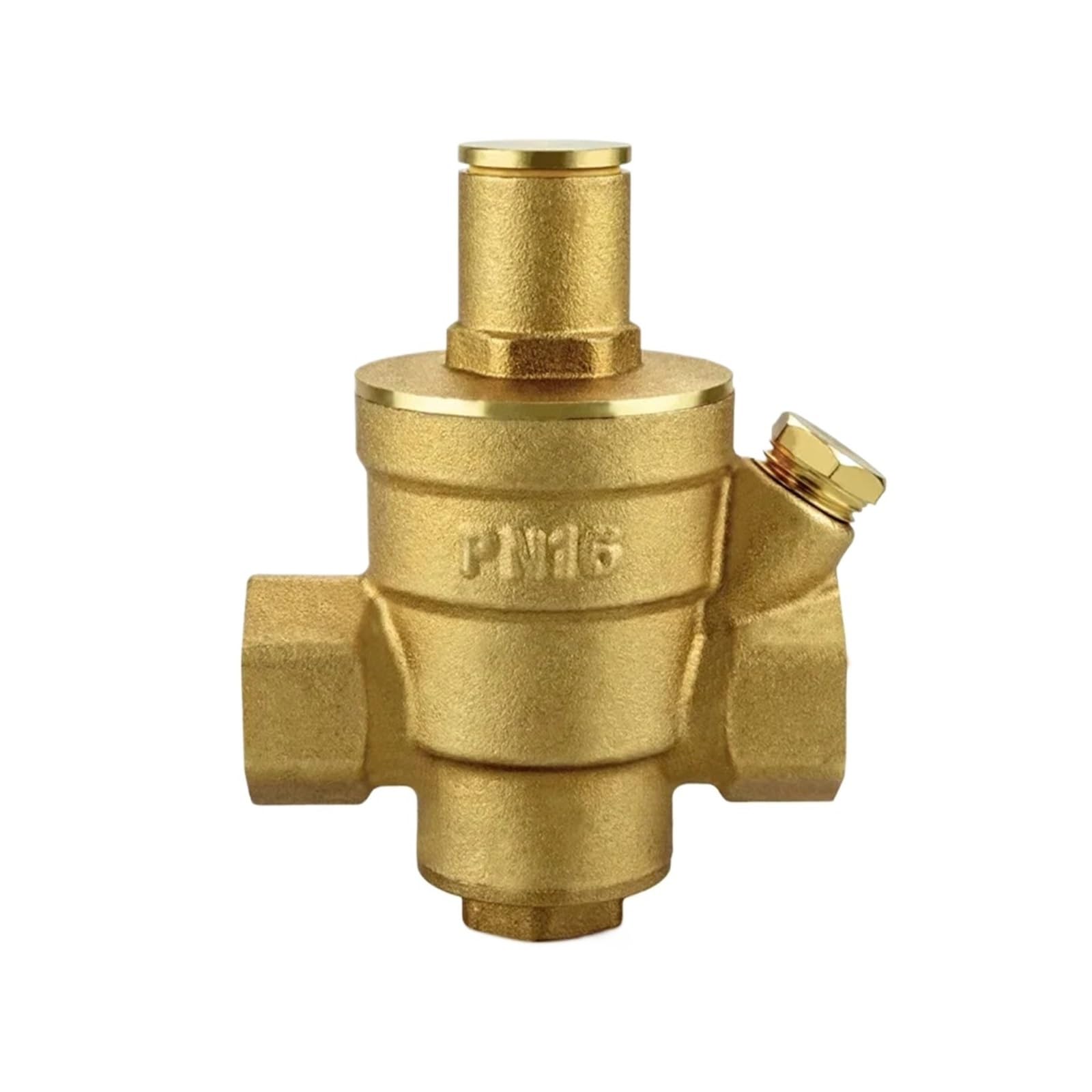 Ozliyy Women's 1 Pcs Brass Water Pressure Reducing Maintaining Valve Dn15/Dn20/Dn25/Dn32 Regulator Adjustable Relief Gauge(1")