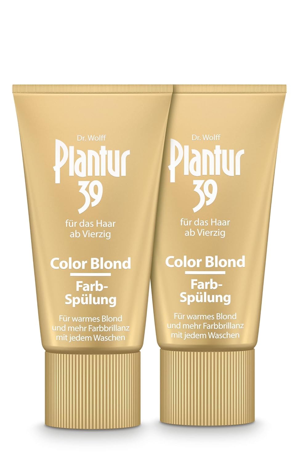 Plantur 39 Color Blond odżywka do włosów – 2 x 150 ml – odświeżająca odżywka do włosów dla kobiet – dla lepszego rozczesywania – do włosów blond