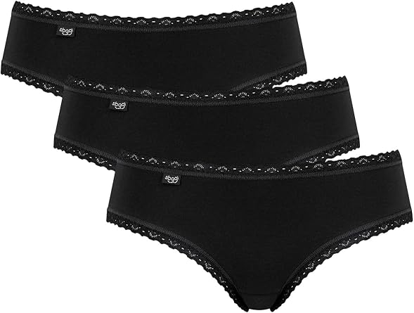 Sloggi womens 24/7 Cotton Lace Hipster C3p