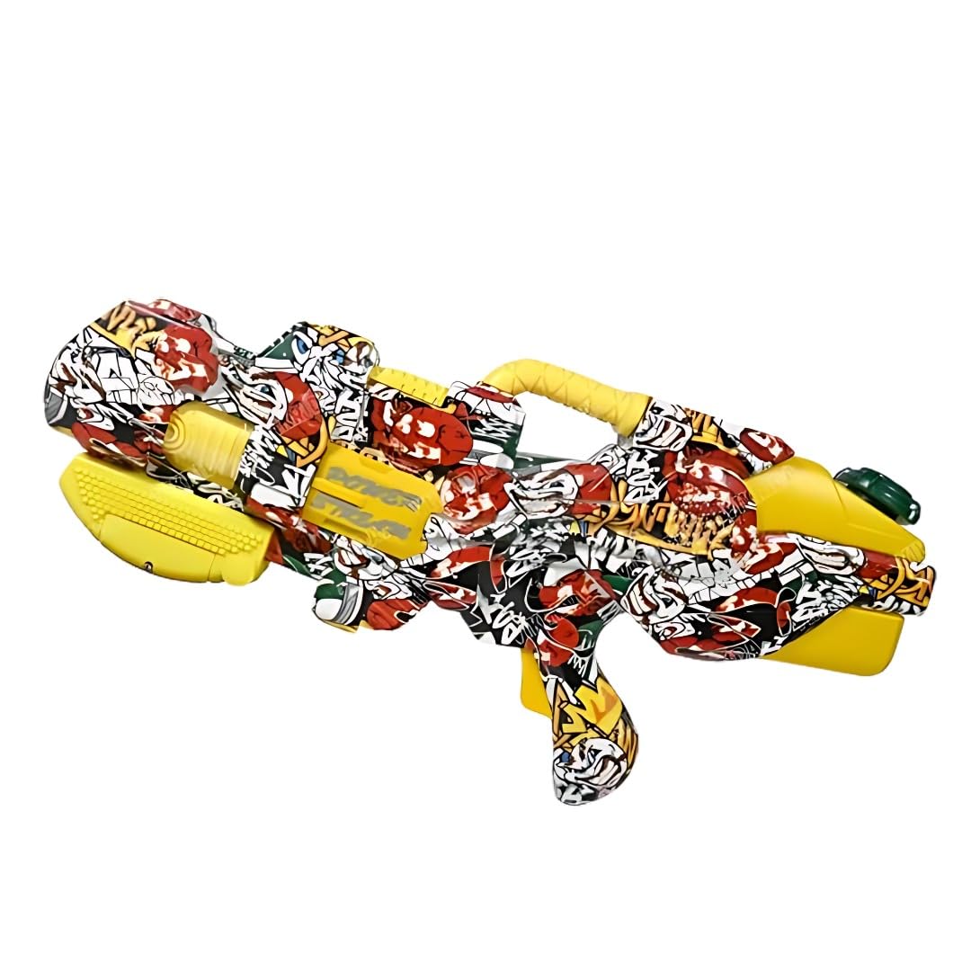 G.FIDEL Water Soaker Squirt Guns, 600Cc & Excellent Range 40Ft Holi Pichkari, Automatic Water Toys Gun for Girls and Boys, (Random Colour Will BE Shipped)